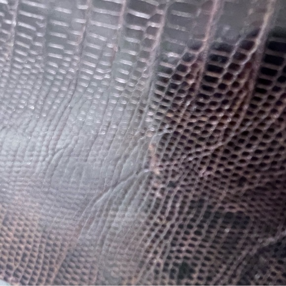 Vintage Birks Genuine Lizagator Brown Cheque book - Picture 4 of 14